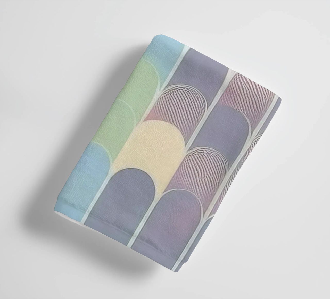 Pastellfarbene Regenbogenbögen mit Farbverlauf: Ein beruhigendes Kunstwerk Handtuch von HoneyDesignsByK