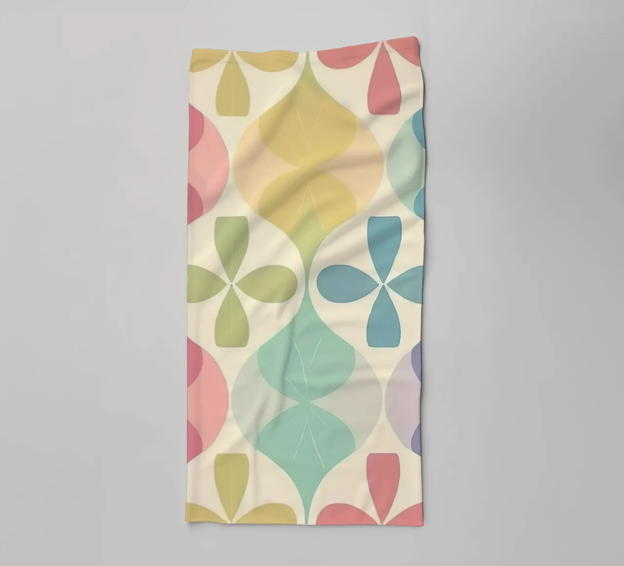 Moderno arcobaleno Chevron pastello: Un'opera d'arte da parete di grande effetto asciugamano da bagno da HoneyDesignsByK