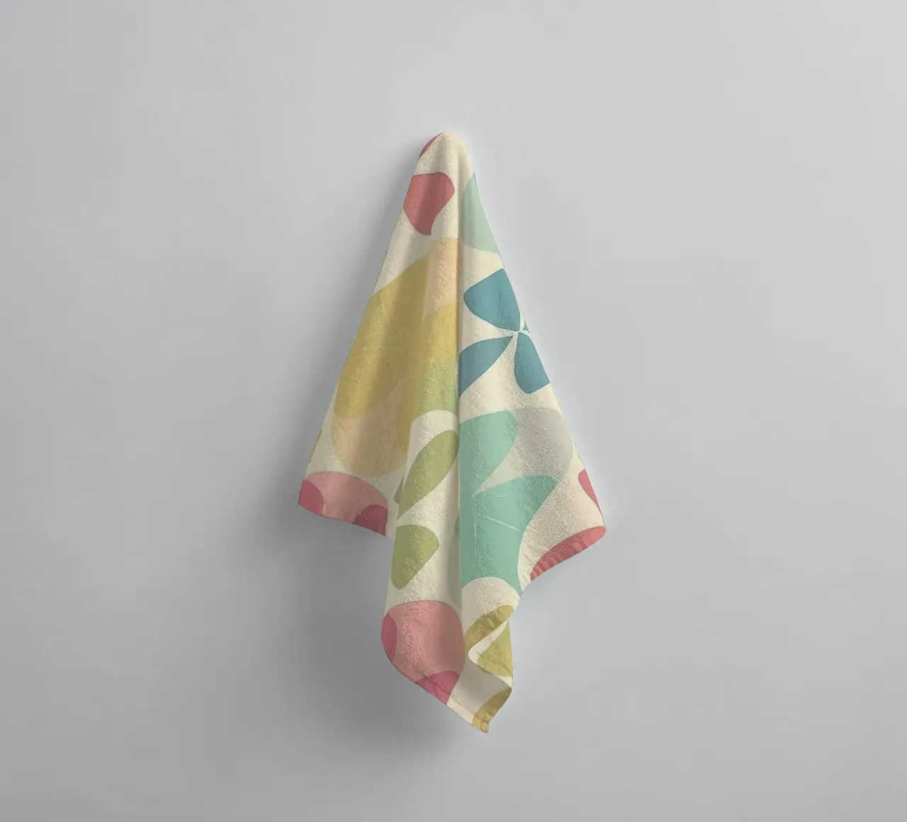 Moderno arcobaleno Chevron pastello: Un'opera d'arte da parete di grande effetto asciugamano da bagno da HoneyDesignsByK