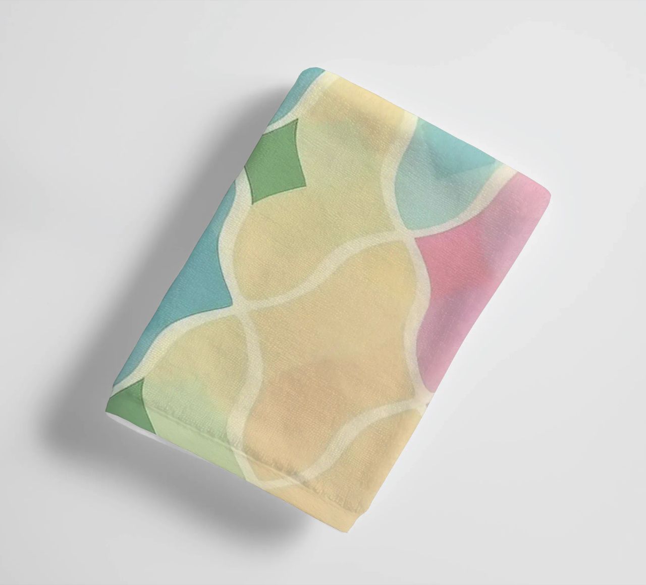 Soft Pastel Rainbow Scales Pattern for Dreamy Interiors towel by HoneyDesignsByK