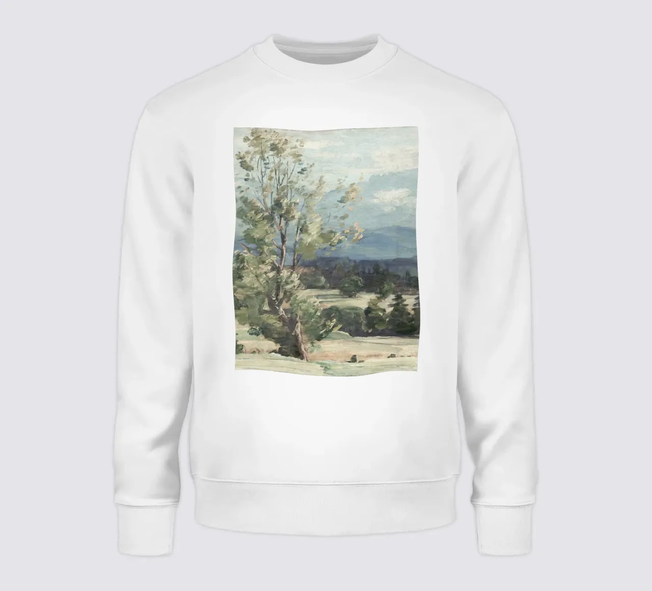 Pine Tree Landscape felpa da apoloprints