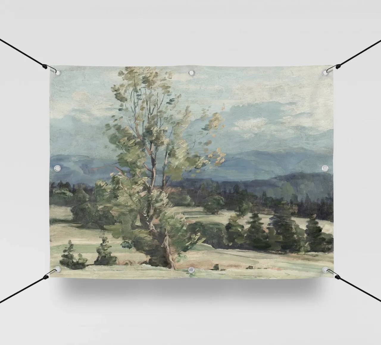 Pine Tree Landscape telo in pvc da apoloprints