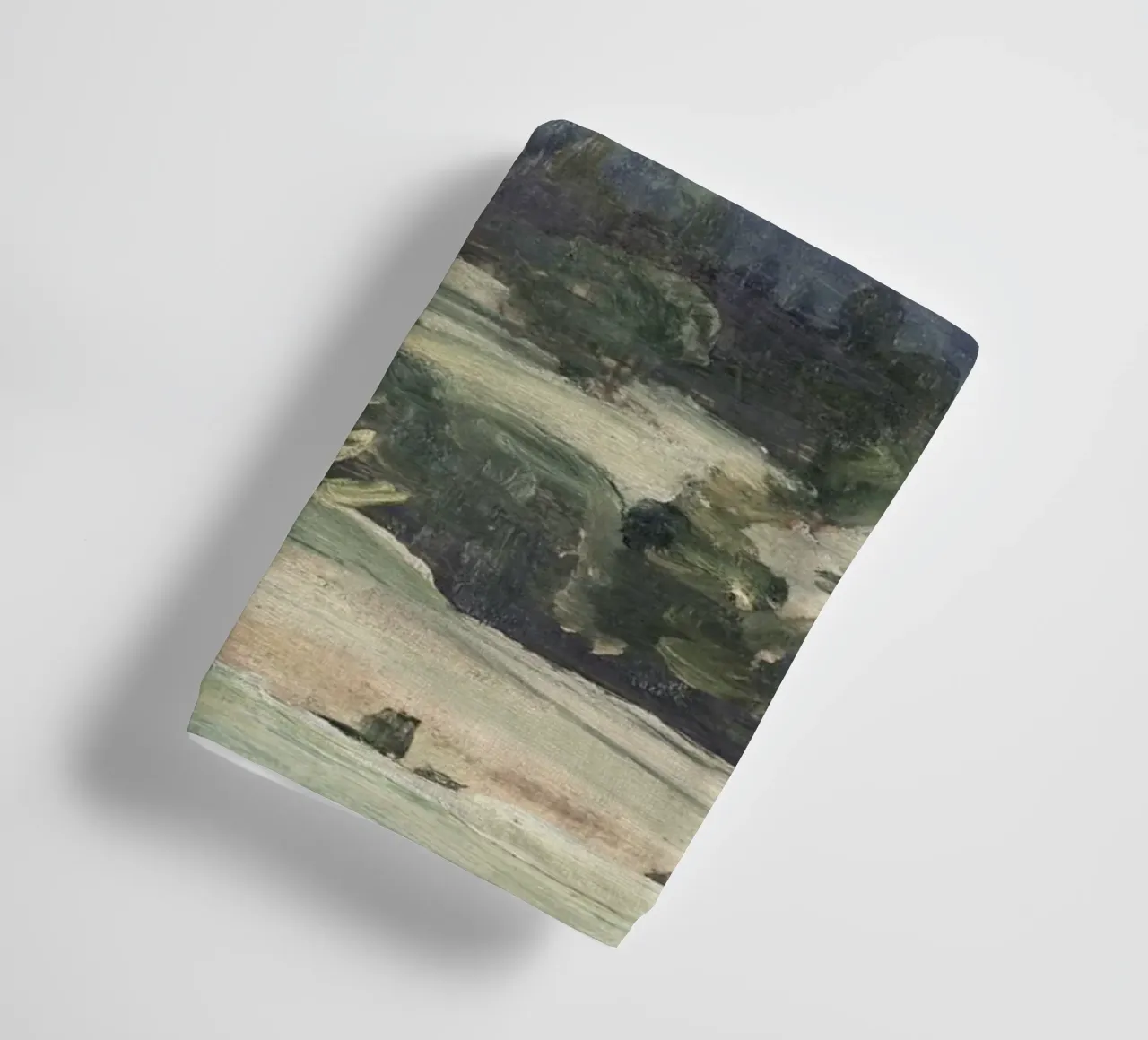 Pine Tree Landscape asciugamano da bagno da apoloprints