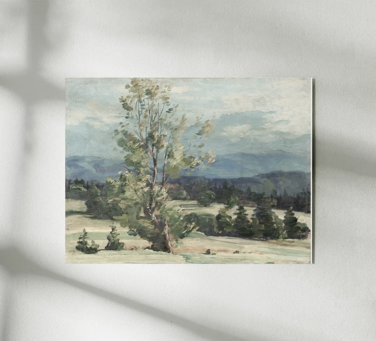 Pine Tree Landscape plexiglass da apoloprints