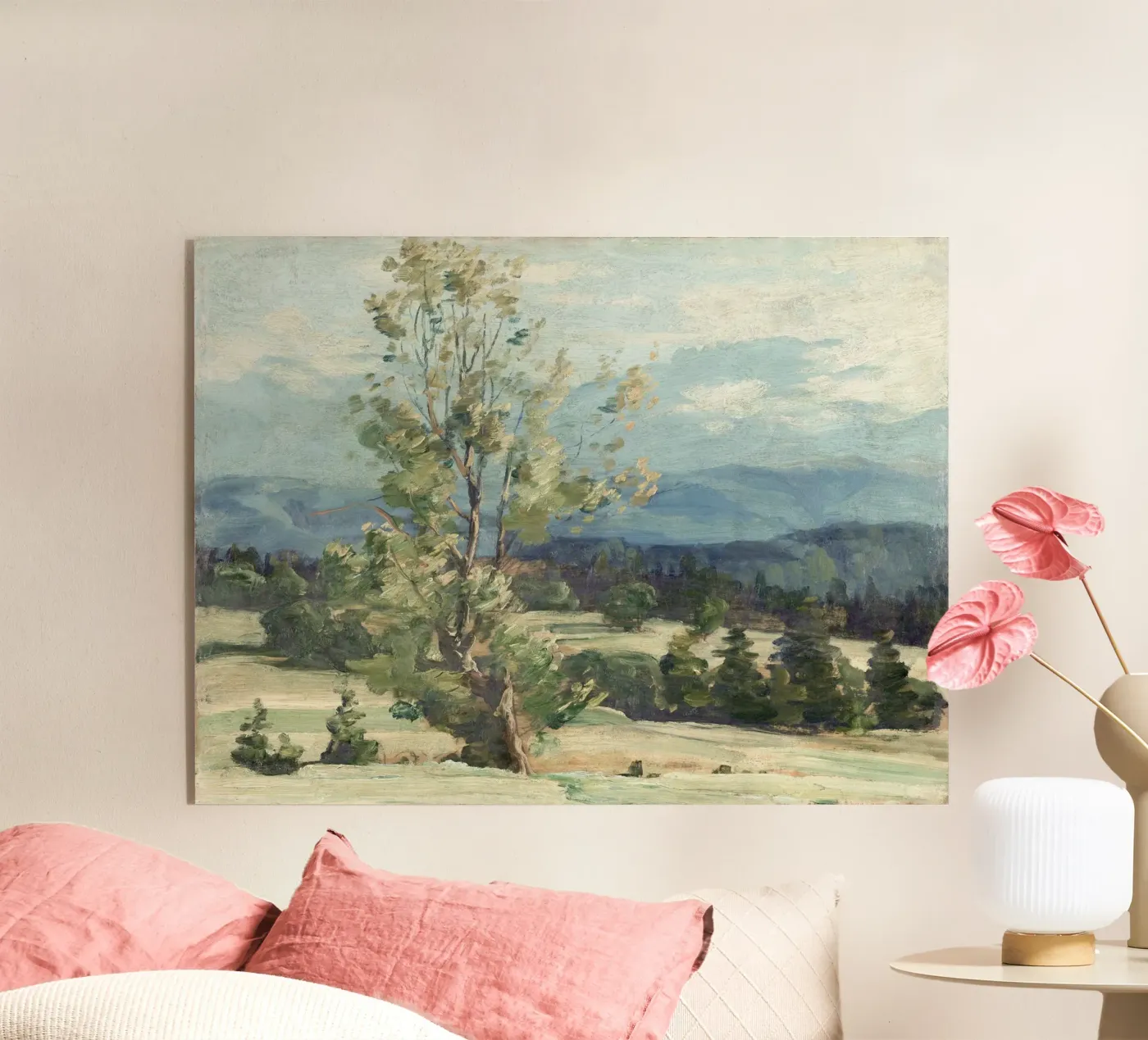 Pine Tree Landscape plexiglas de Apolo Prints