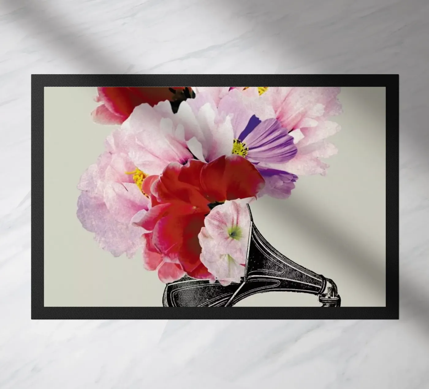 Blumophon doormat by Amy & Kurt