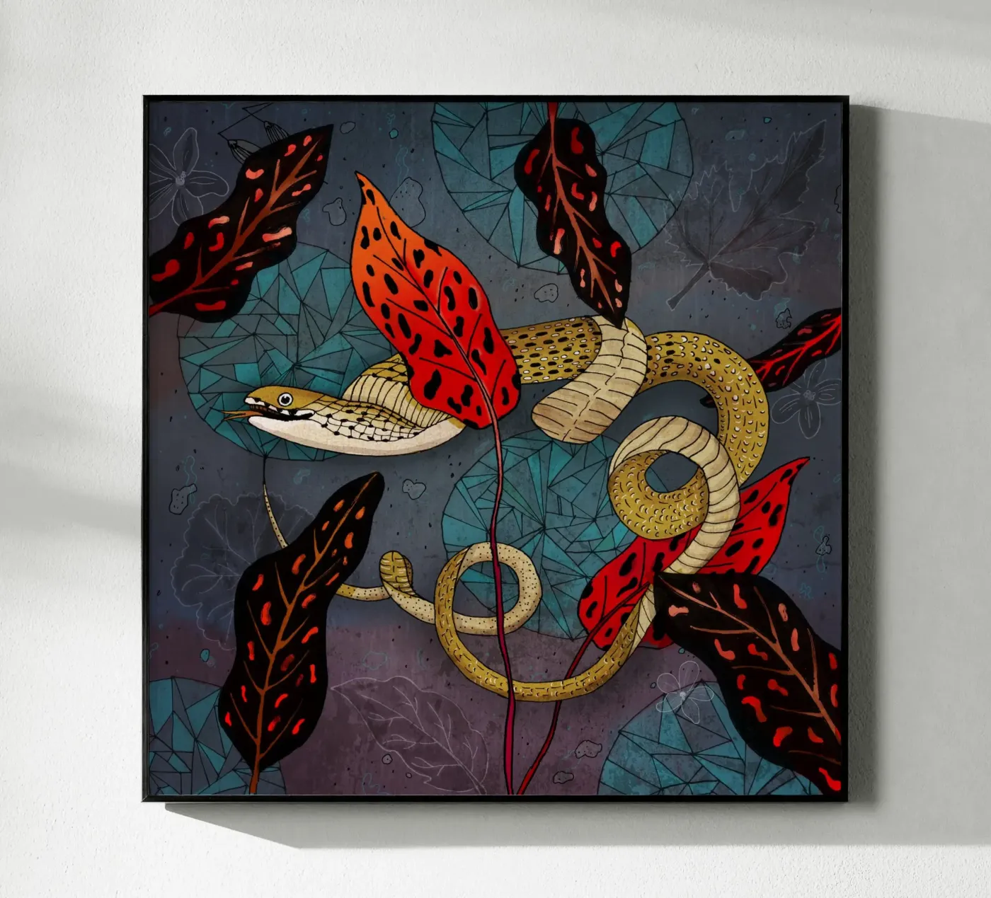 L'anno del serpente plexiglass da AnimalArt