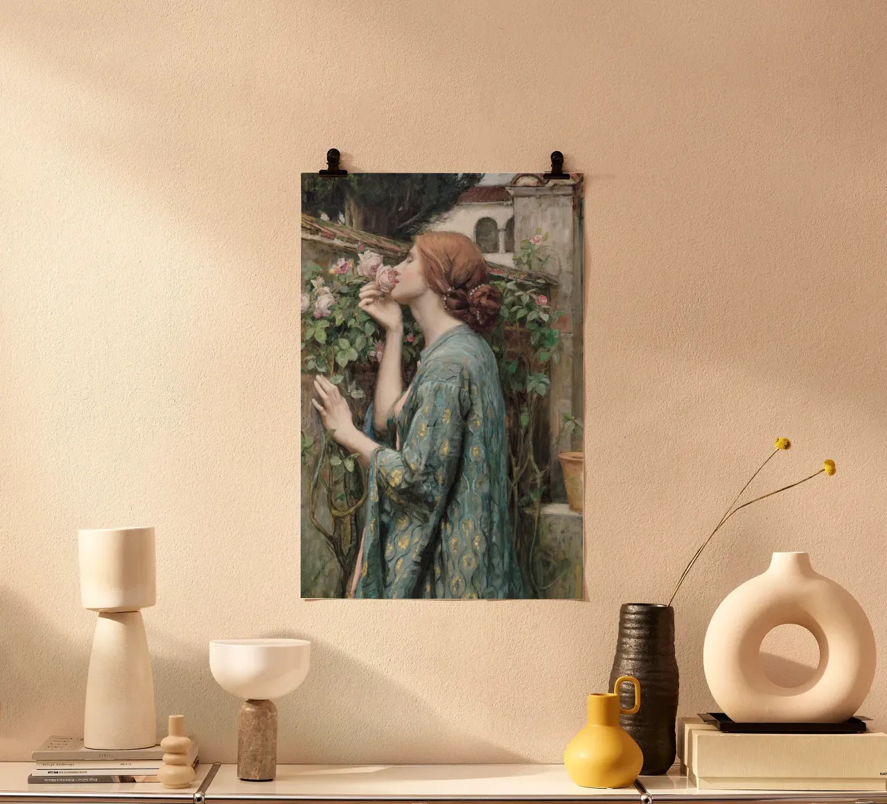 The Soul of the Rose poster con telaio in alluminio da apoloprints
