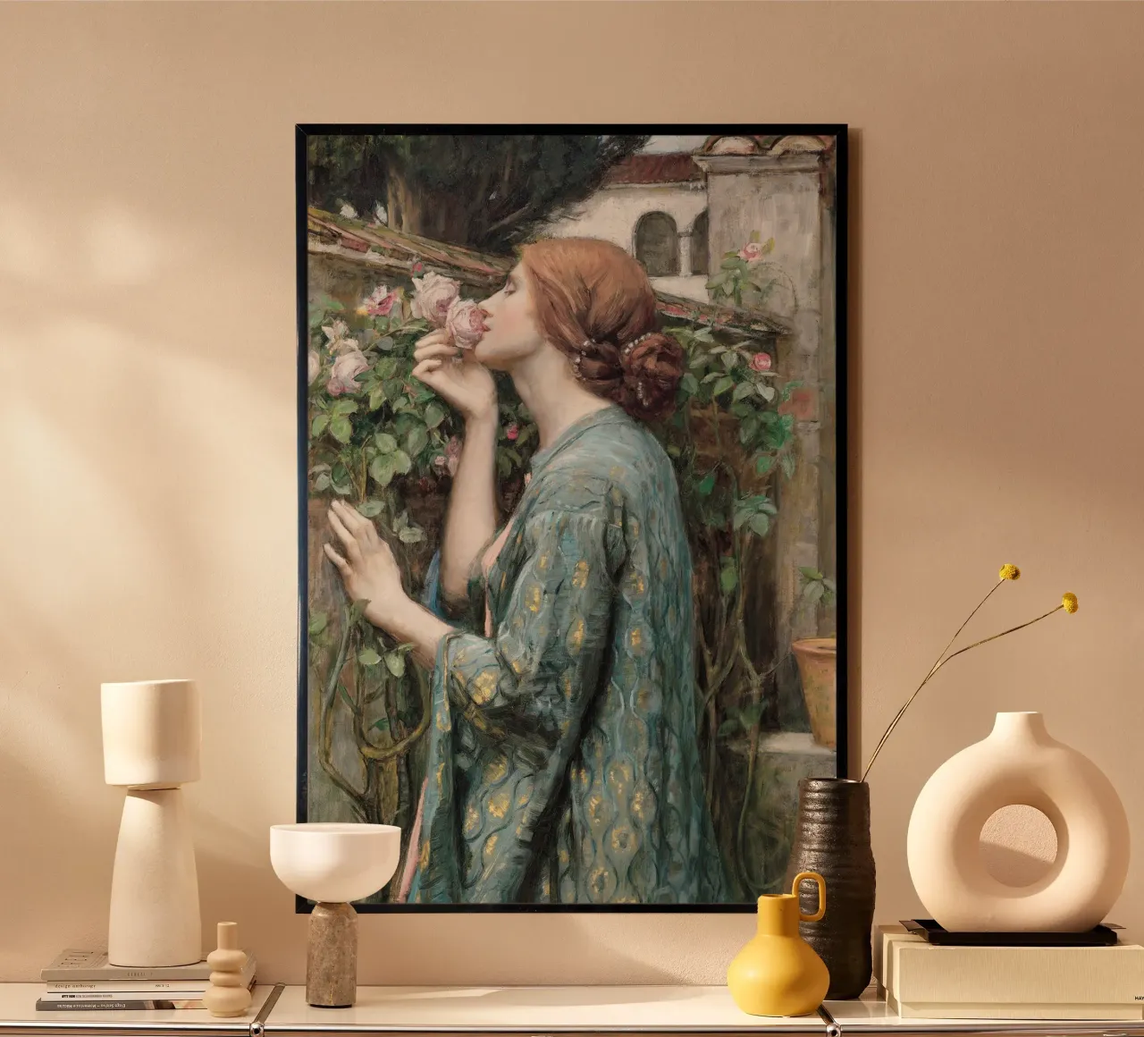 The Soul of the Rose poster con telaio in alluminio da apoloprints