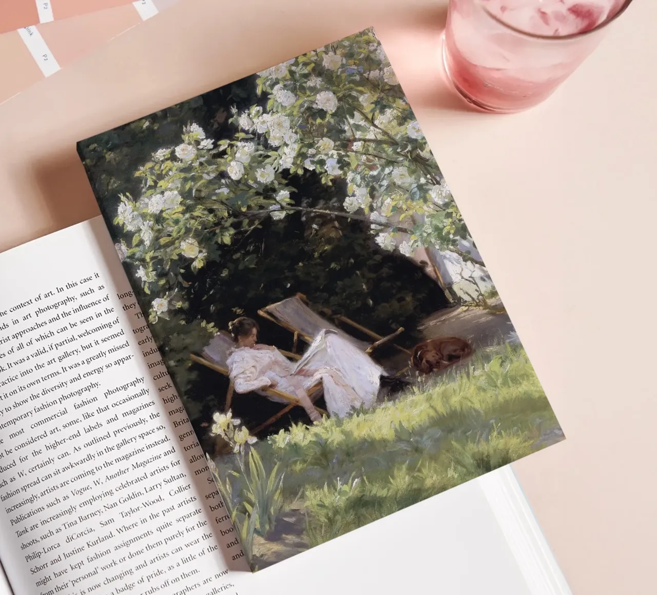 Roses by Peder Severin Krøyer notebook by apoloprints