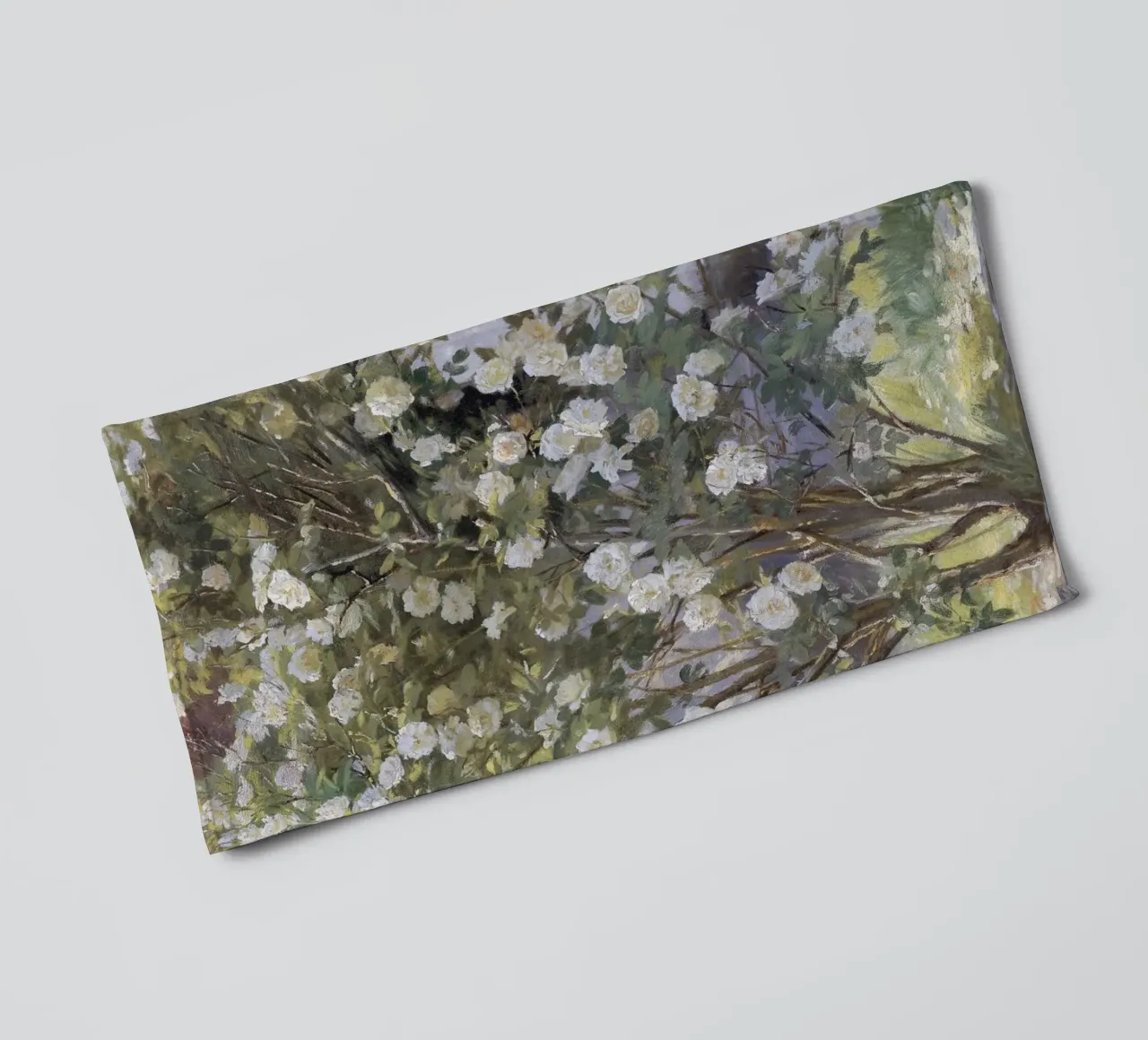 Roses by Peder Severin Krøyer asciugamano da bagno da apoloprints