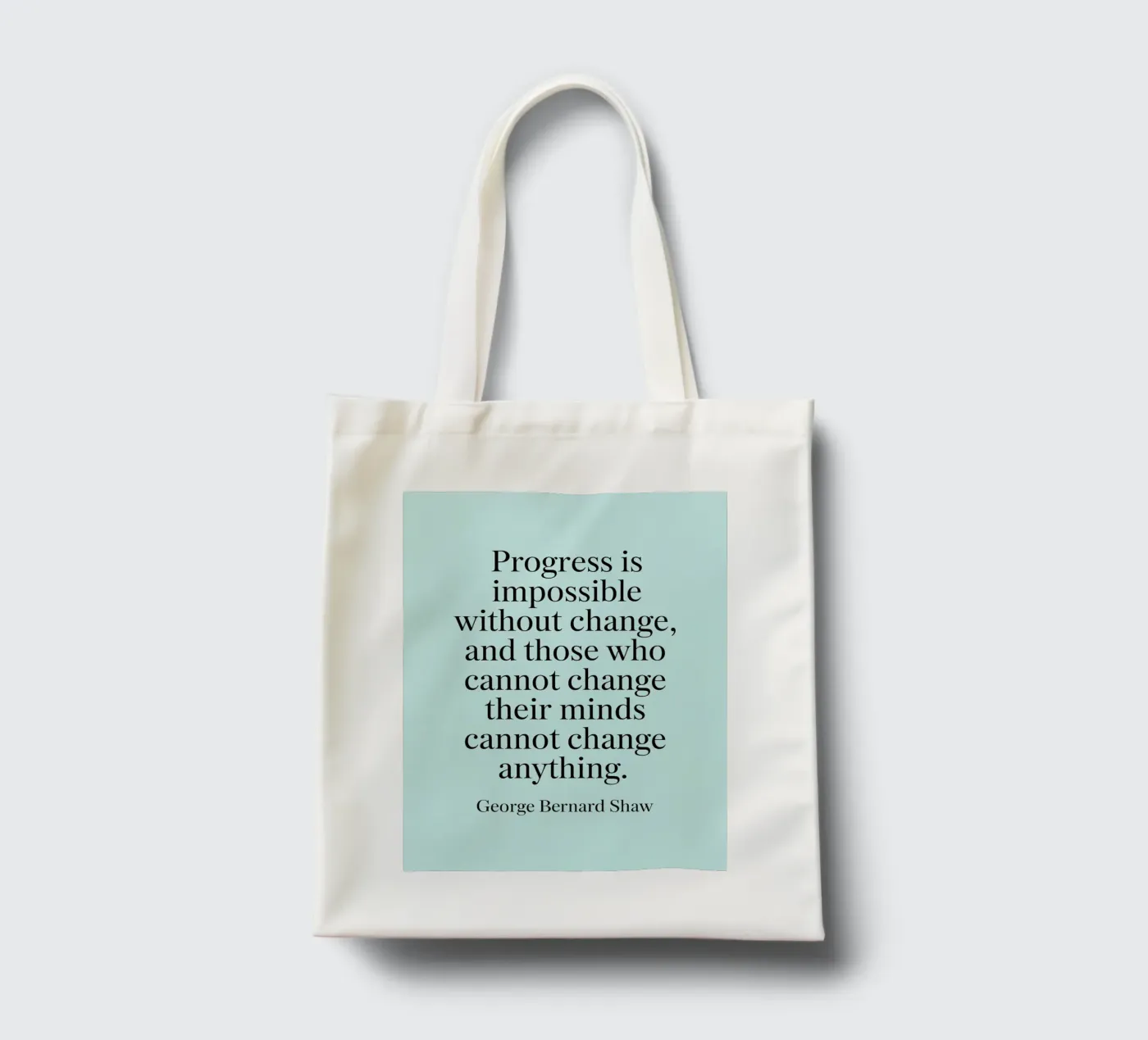 progress is impossible tote bag by logic