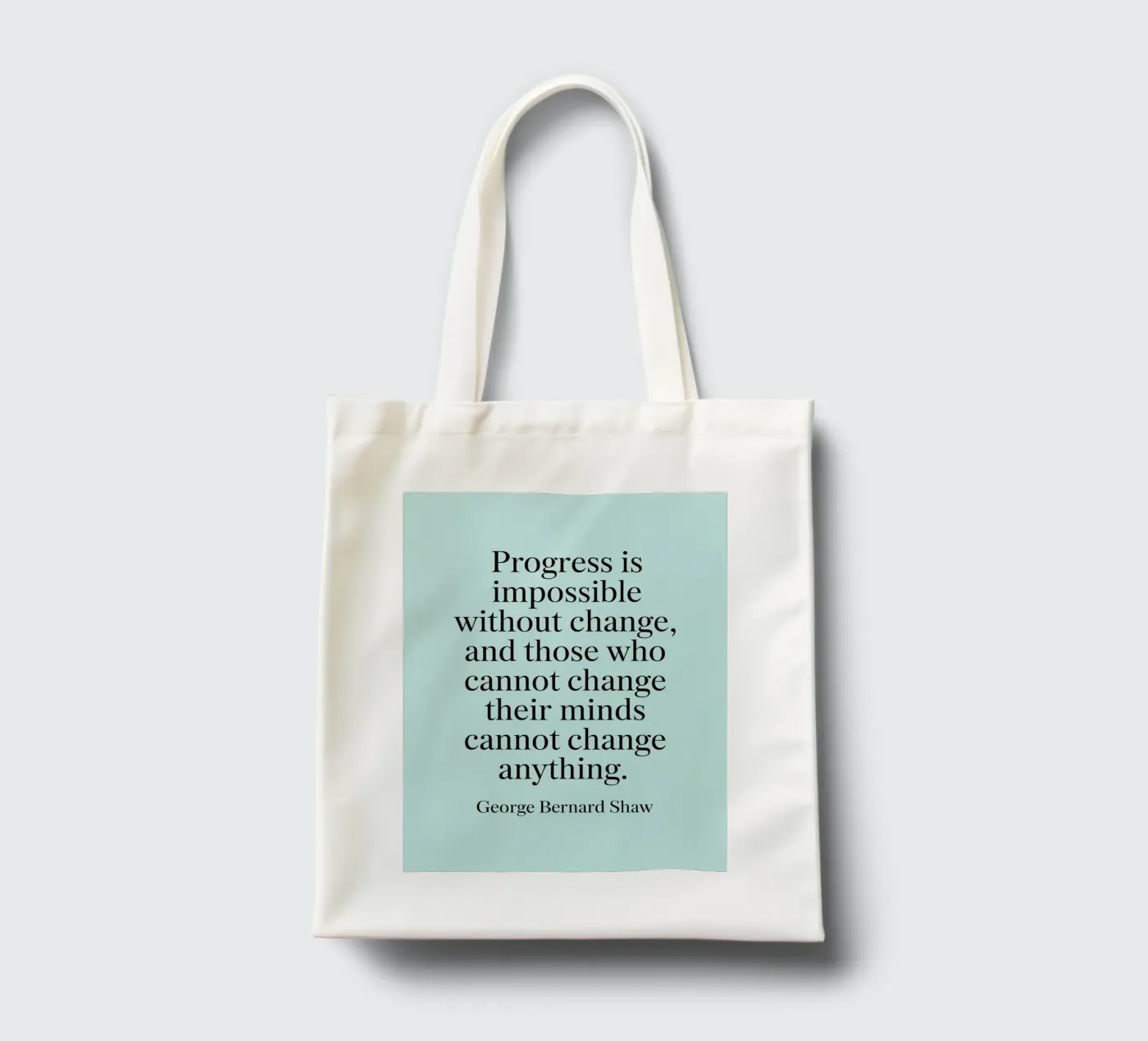 progress is impossible tote bag by logic