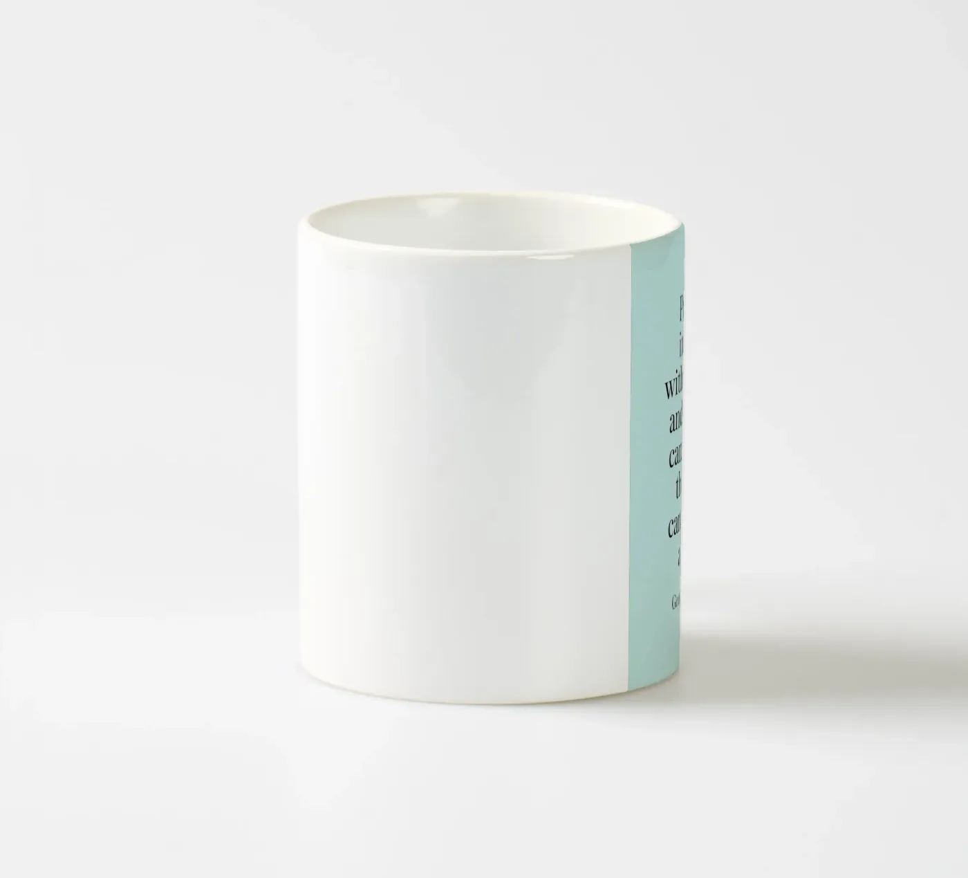 le progrès est impossible mug en céramique de logic