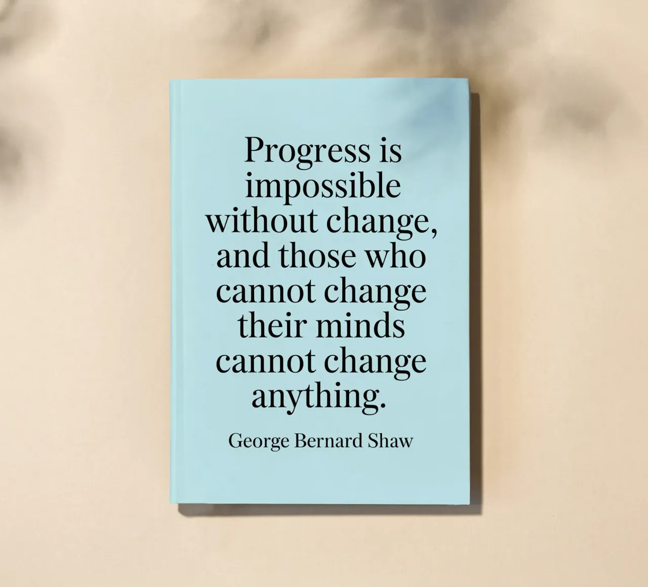 progress is impossible notebook by logic