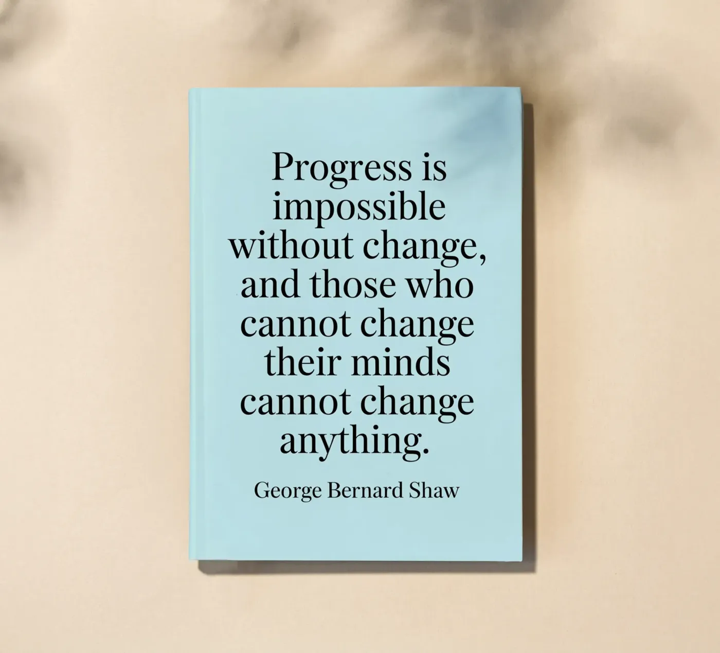 progress is impossible notebook by logic