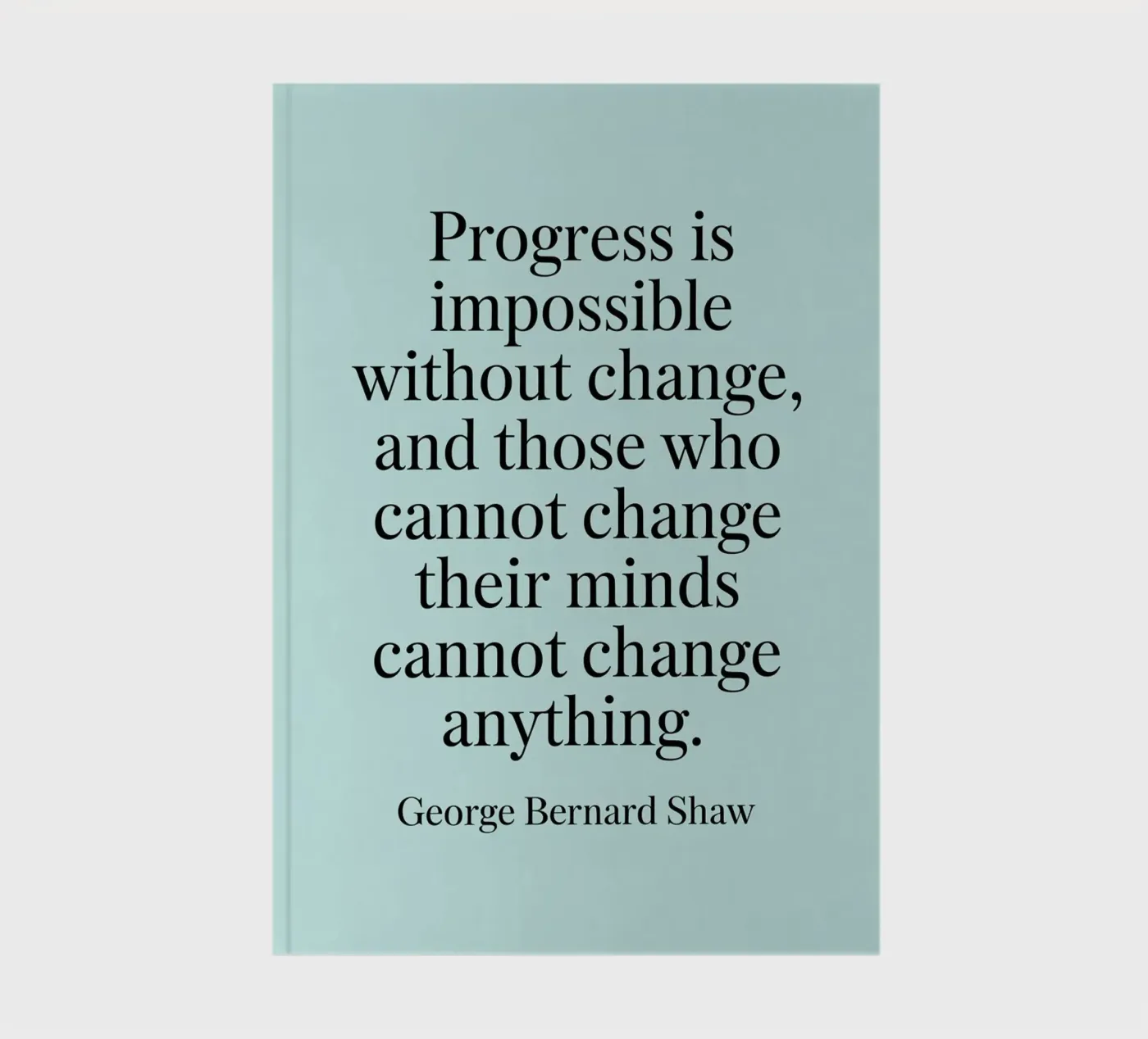 progress is impossible notebook by logic