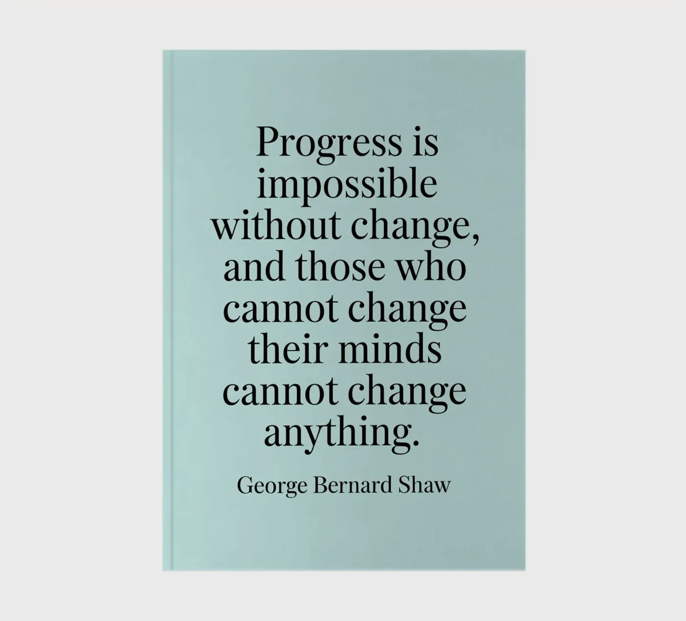 progress is impossible notebook by logic