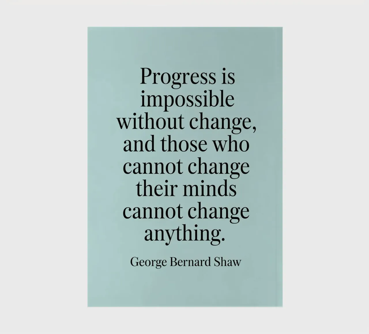 progress is impossible notebook by logic