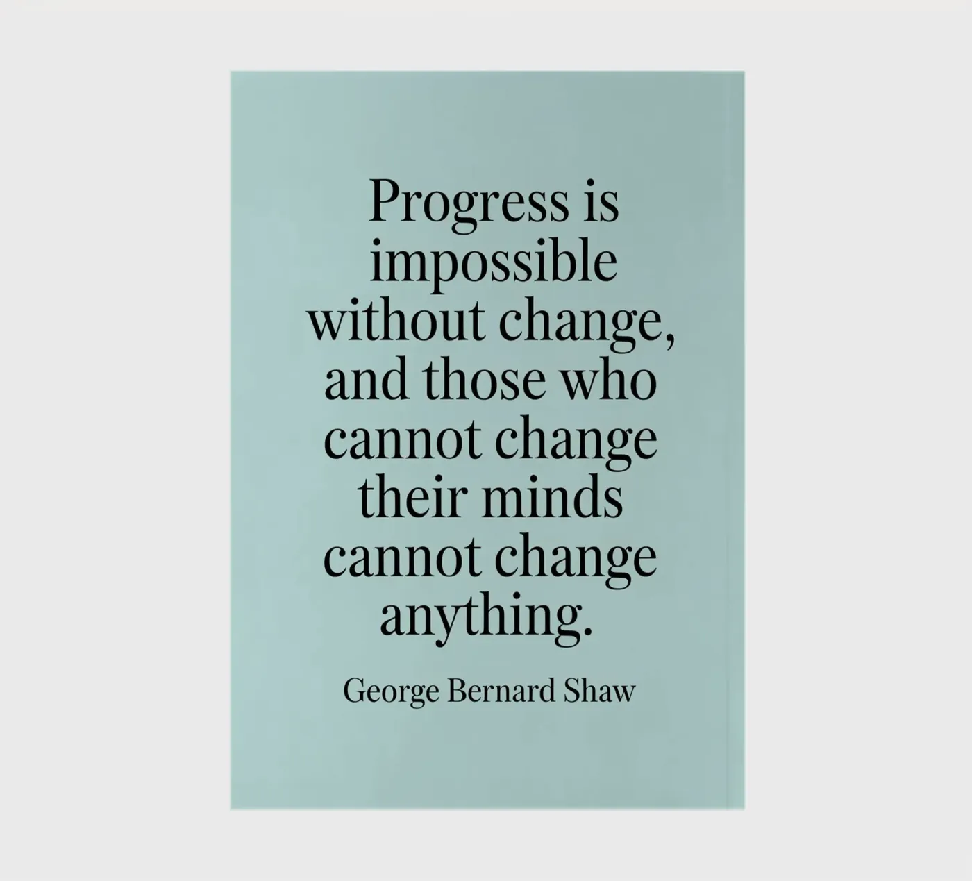 progress is impossible notebook by logic