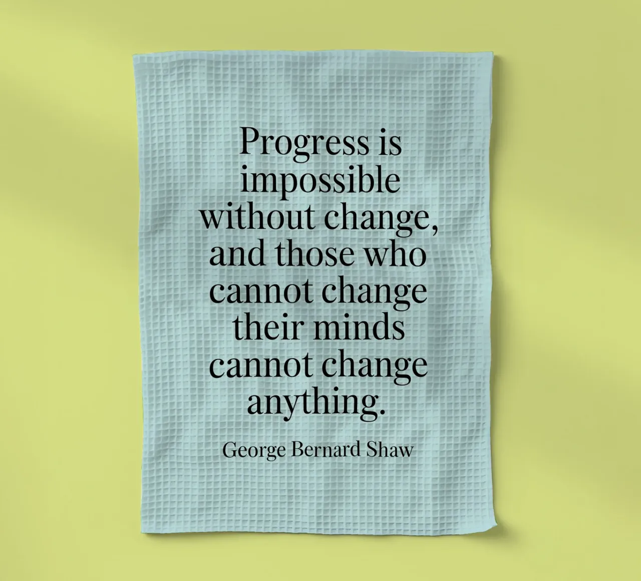 Fortschritt ist unmöglich Geschirrtuch von logic