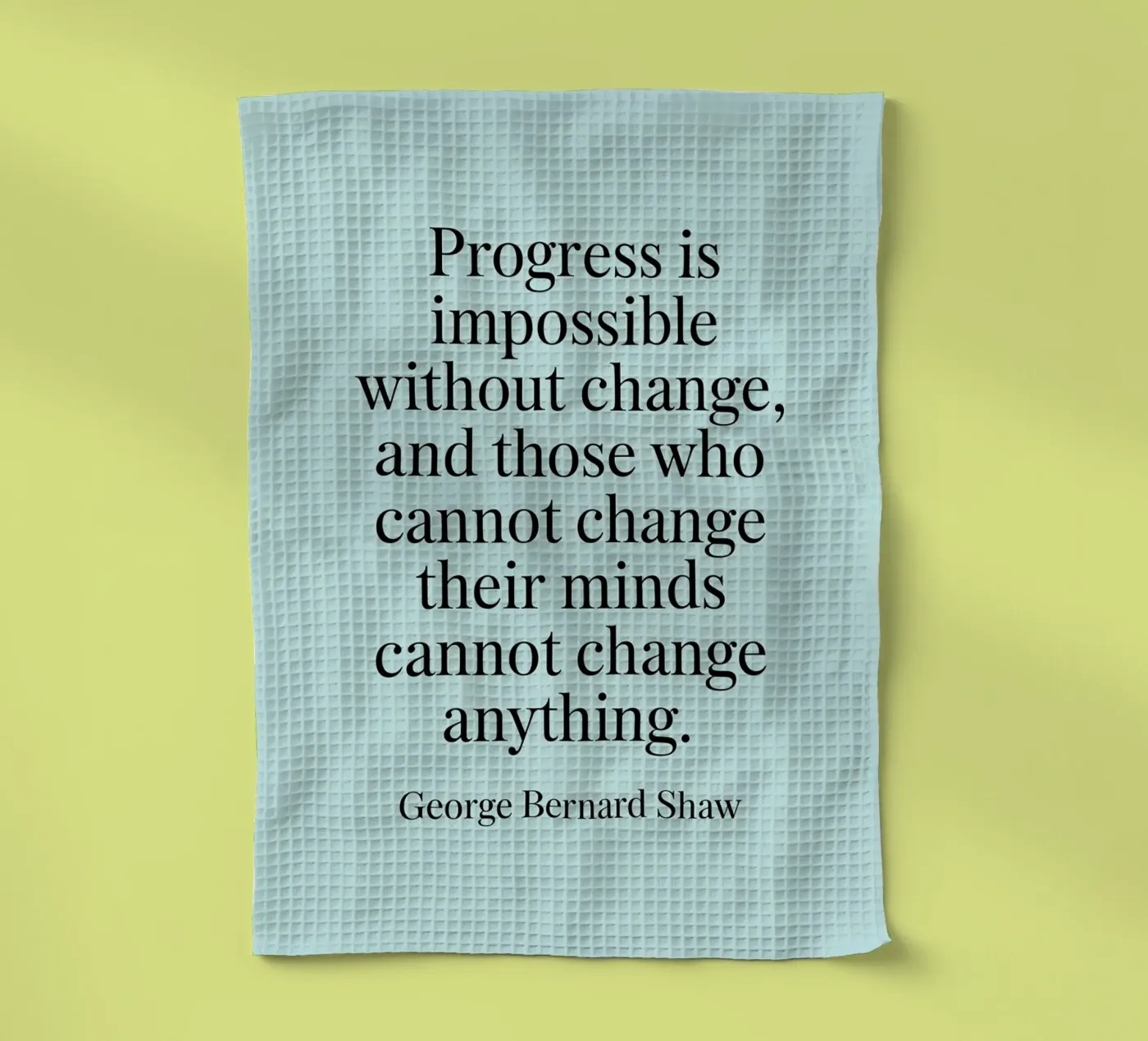 Fortschritt ist unmöglich Geschirrtuch von logic