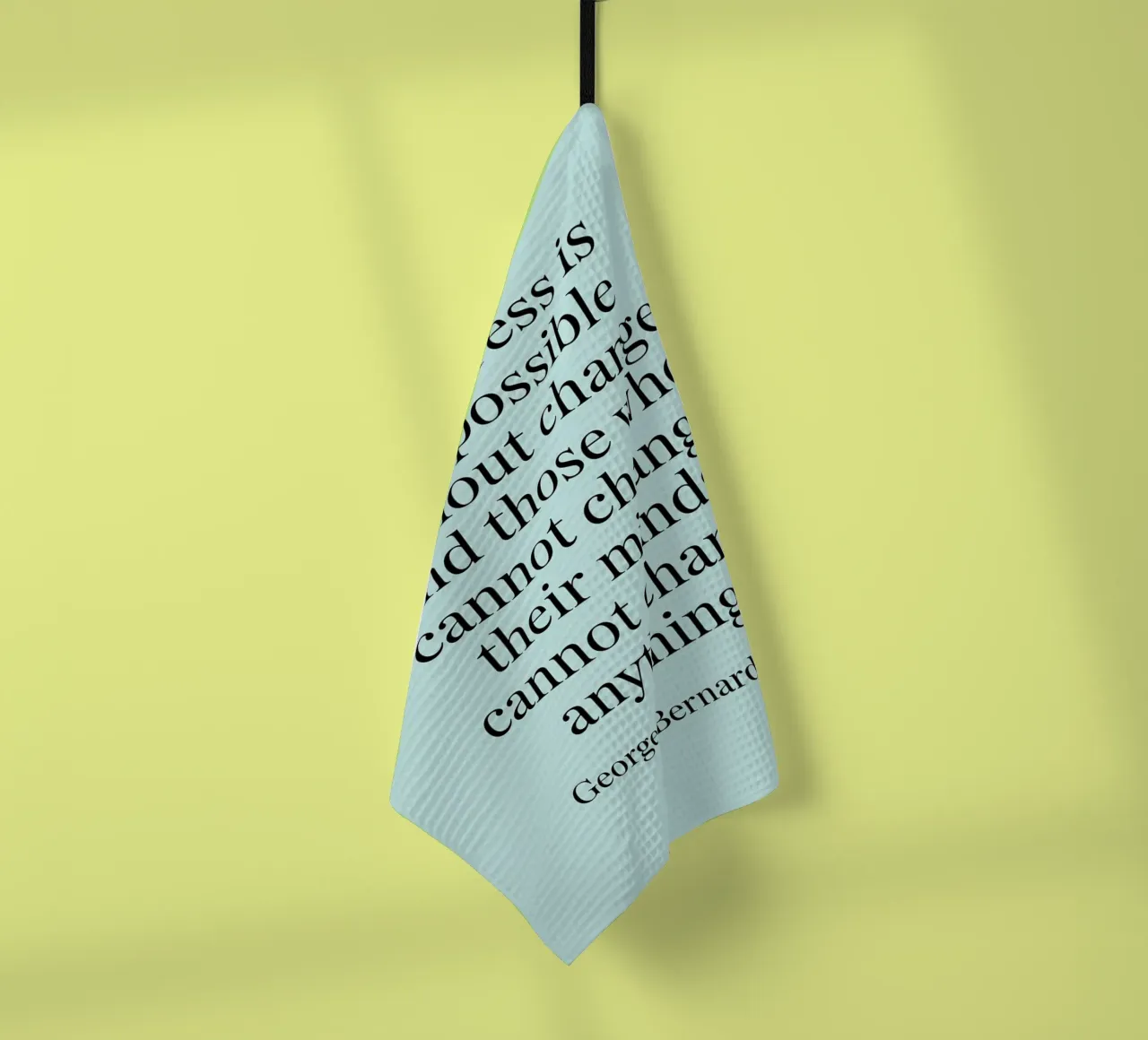 Fortschritt ist unmöglich Geschirrtuch von logic