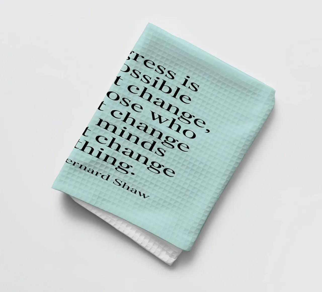 Fortschritt ist unmöglich Geschirrtuch von logic