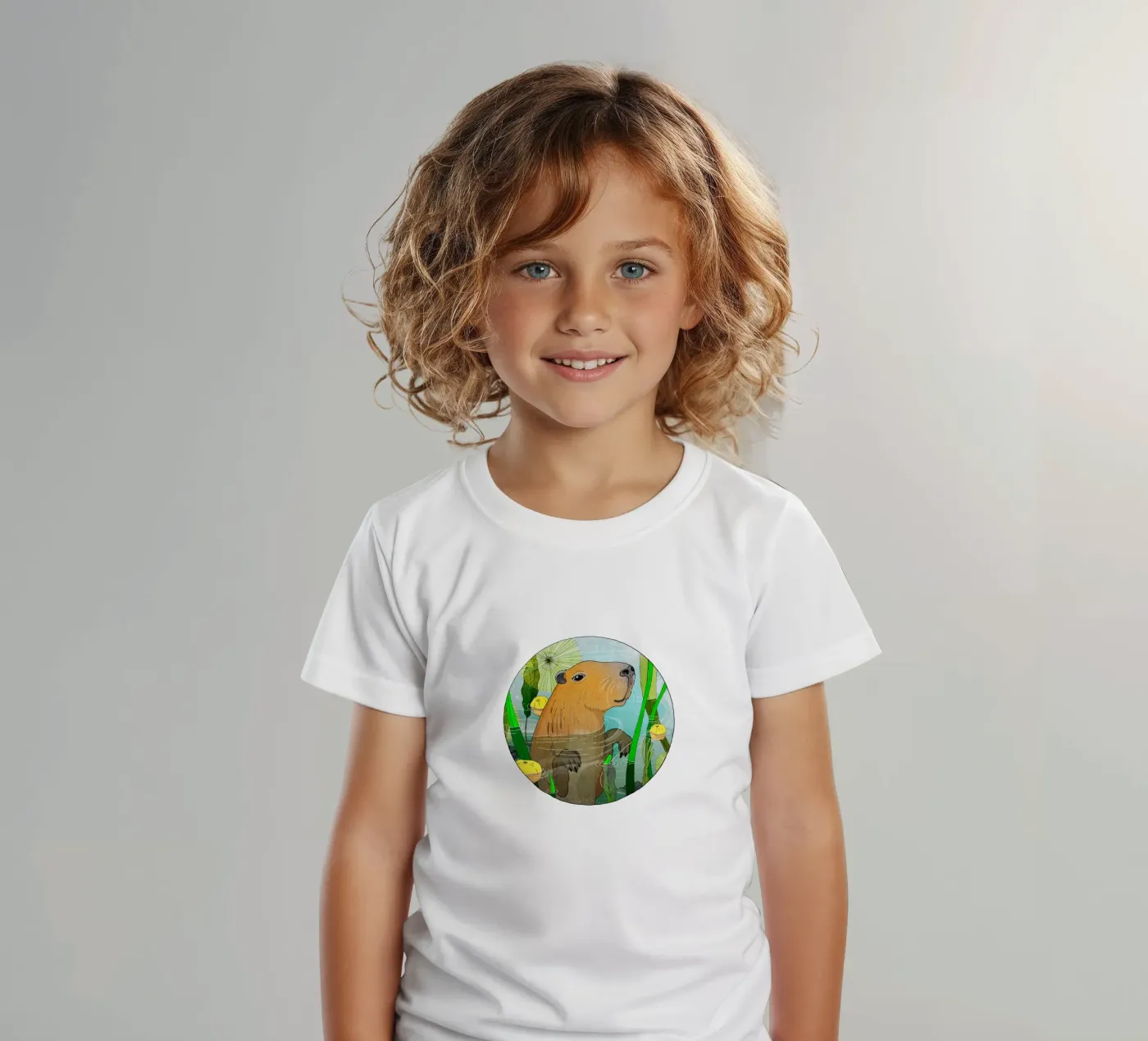 Capibara t-shirt bambini da AnimalArt