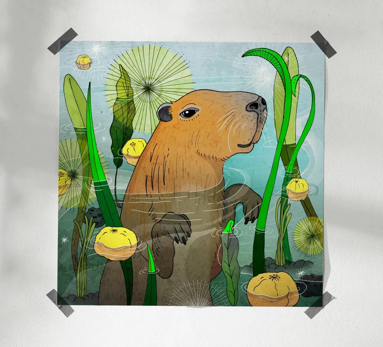 Capibara poster da AnimalArt