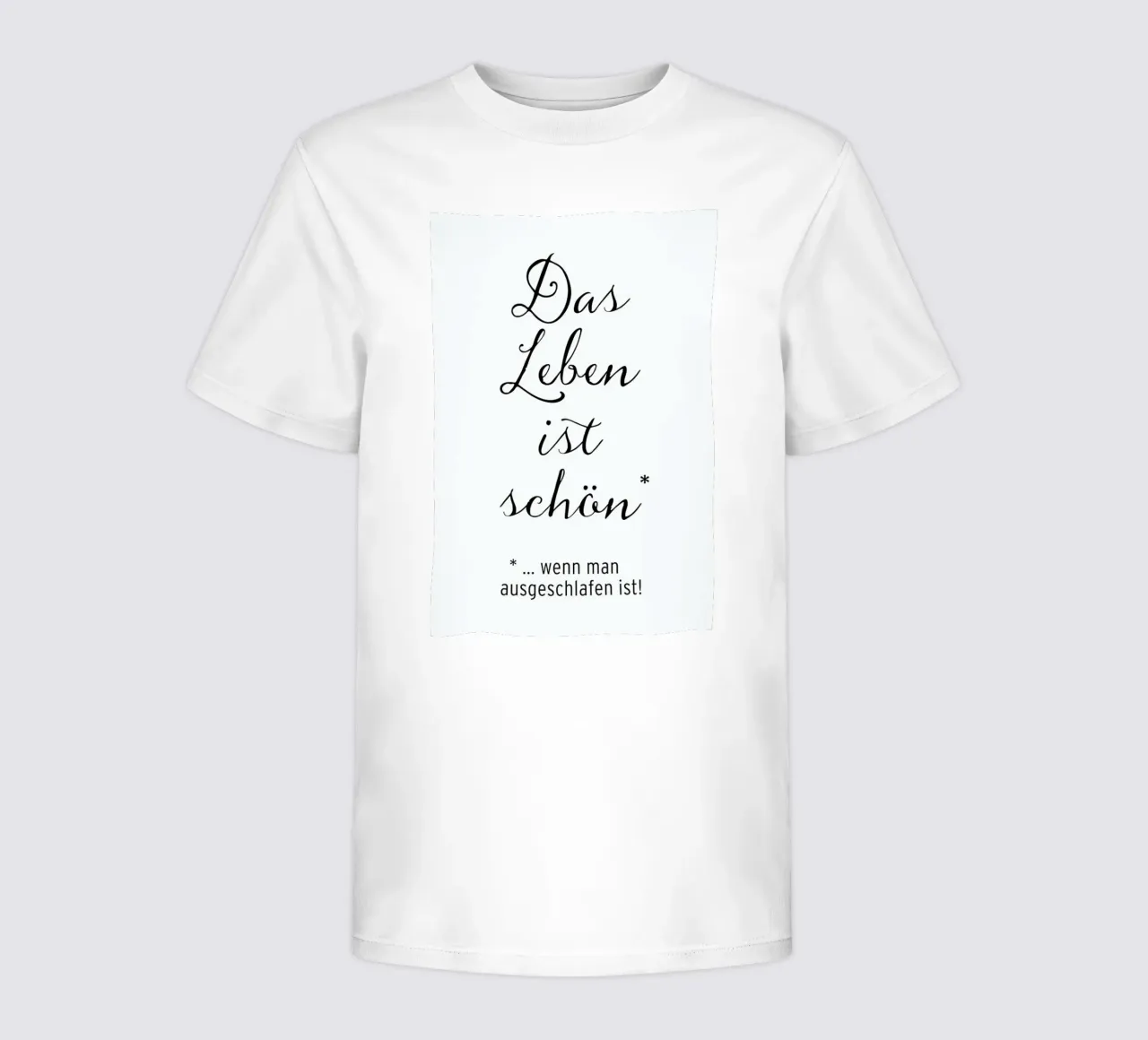 Das Leben ist schön kids t-shirt by Amy & Kurt