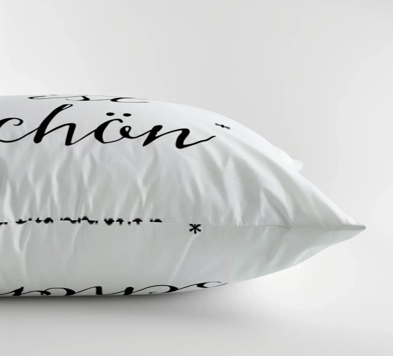Das Leben ist schön decorative cushion by Amy & Kurt