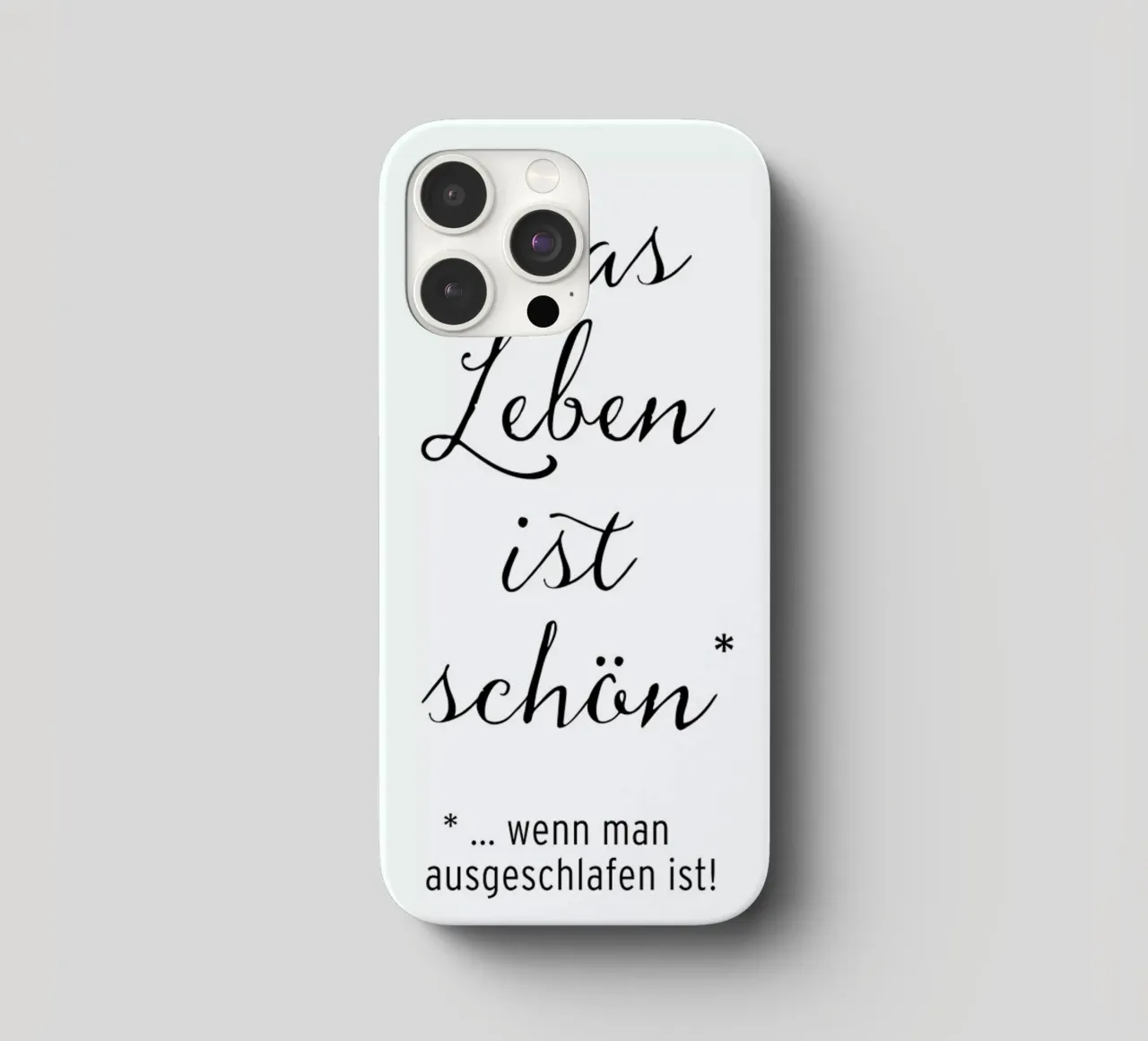 Das Leben ist schön iphone case by Amy & Kurt