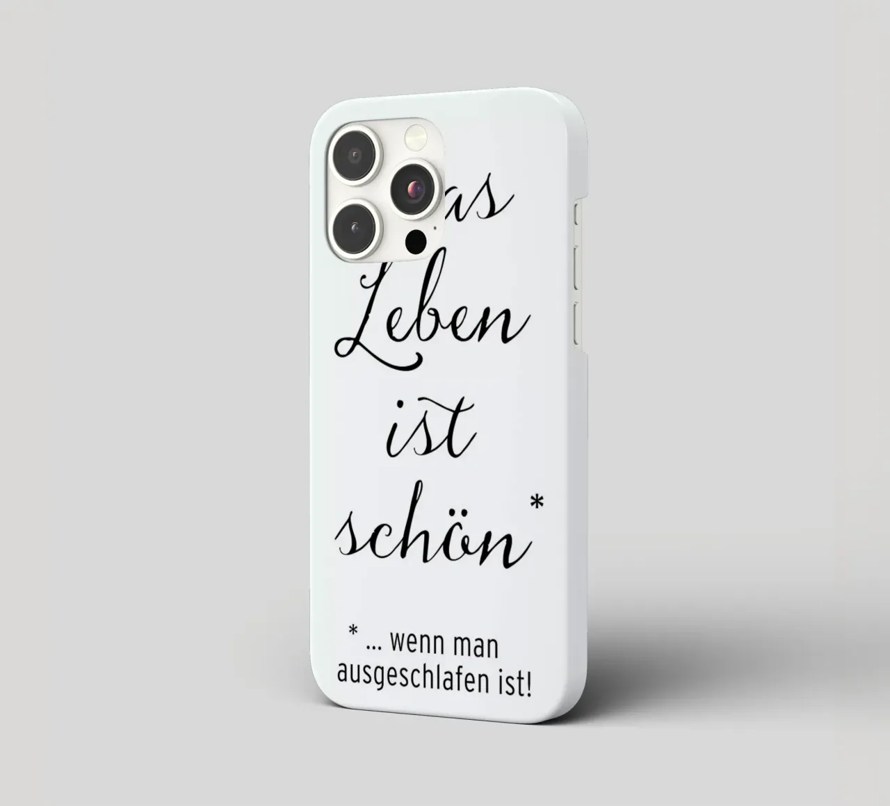Das Leben ist schön iphone case by Amy & Kurt