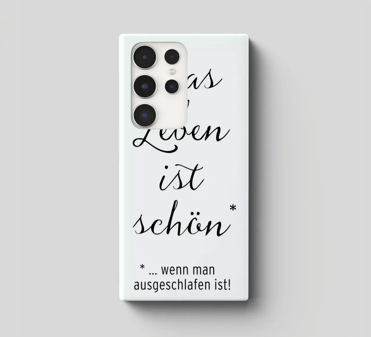 Das Leben ist schön samsung phone case by Amy & Kurt