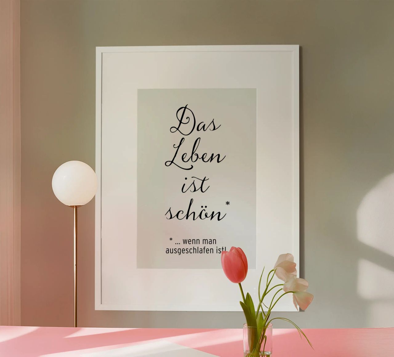 Das Leben ist schön Poster von Amy & Kurt