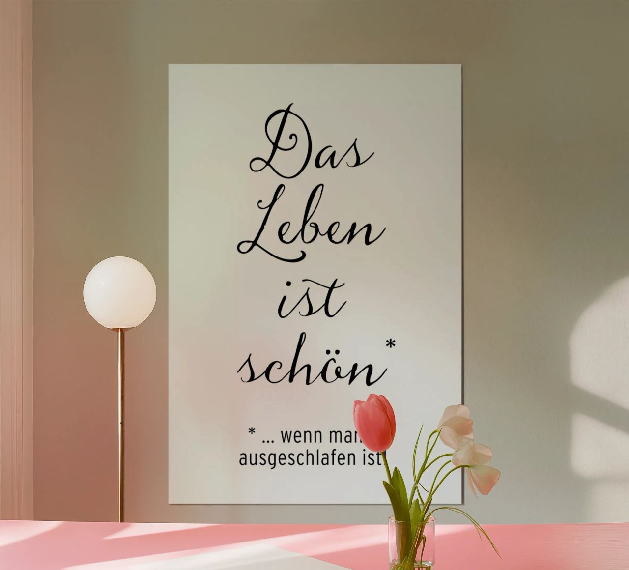 Das Leben ist schön Poster von Amy & Kurt