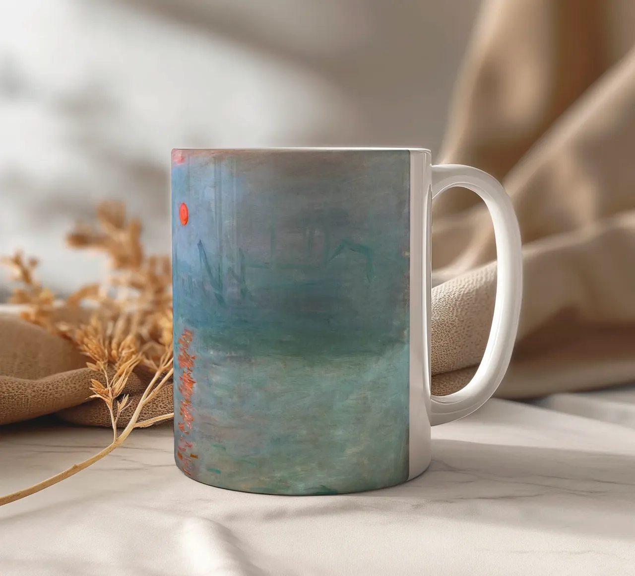 Monet - Impression Sunrise tazza in ceramica da apoloprints
