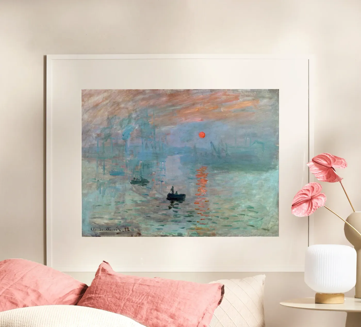 Monet - Impression Sunrise poster da Apolo Prints