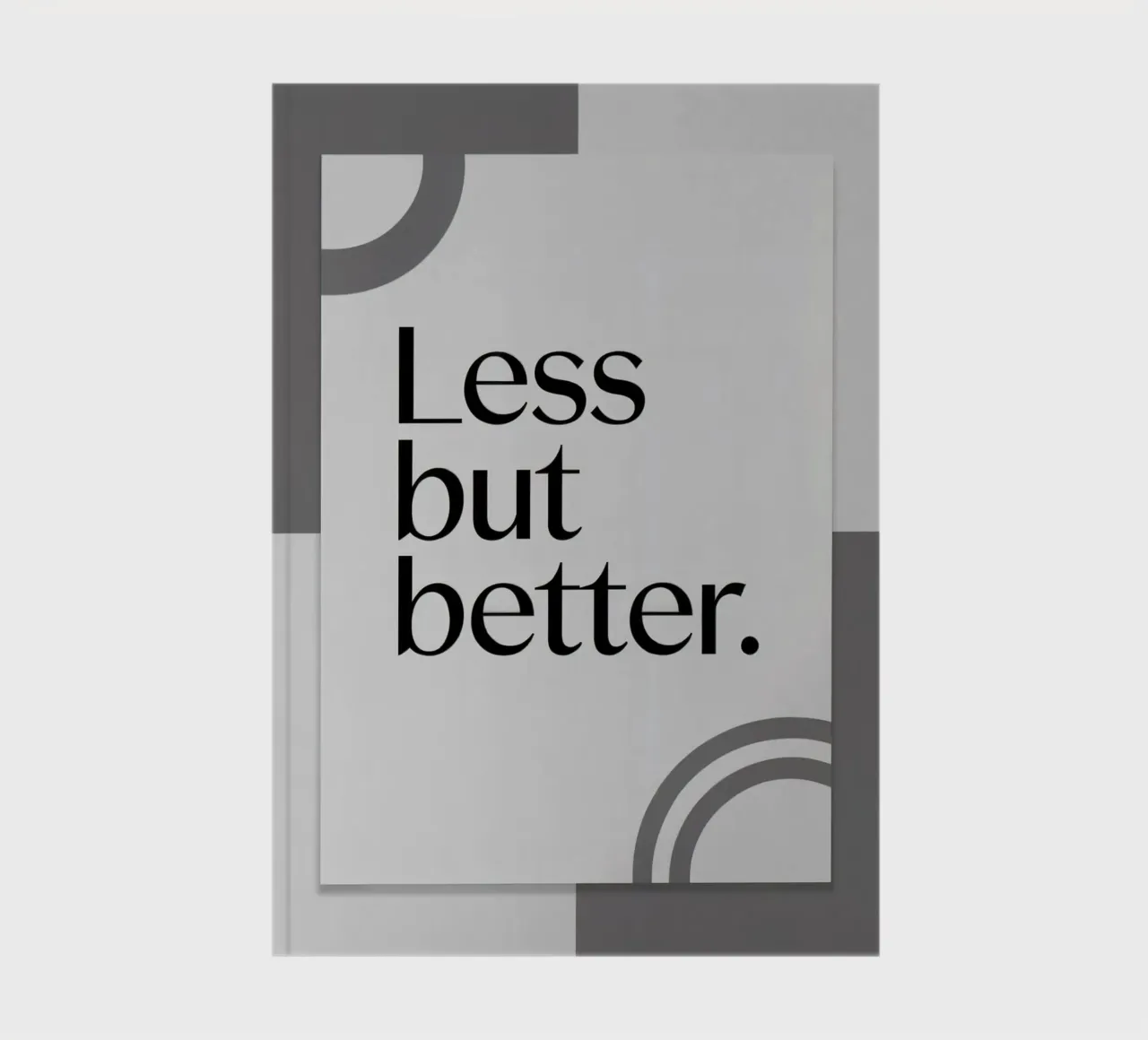 Less but better notebook by logic