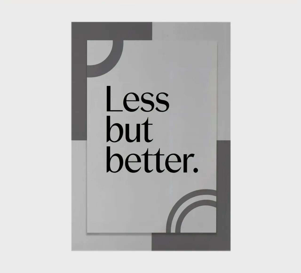 Less but better notebook by logic