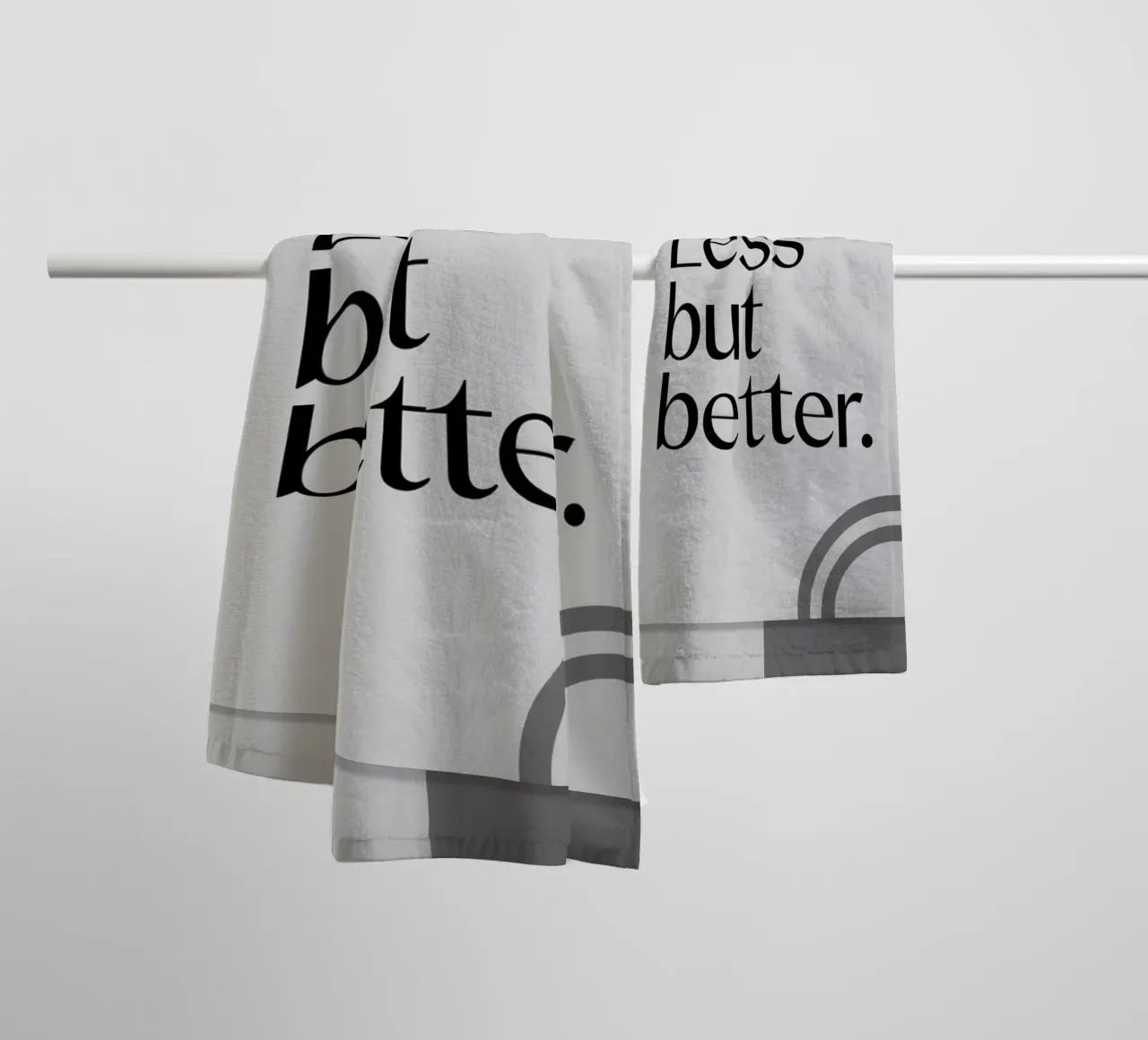 Less but better towel by logic