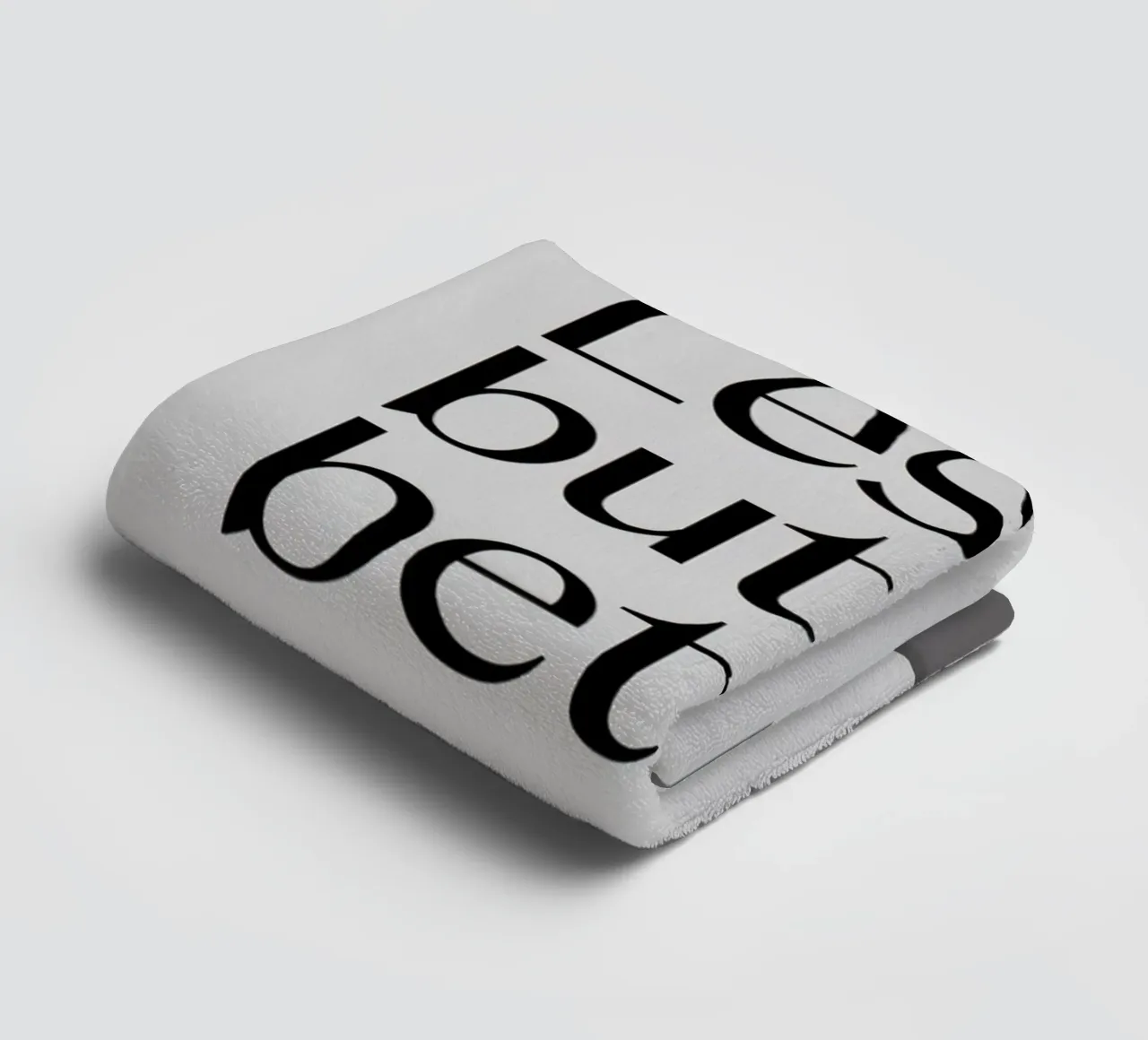 Less but better towel by logic