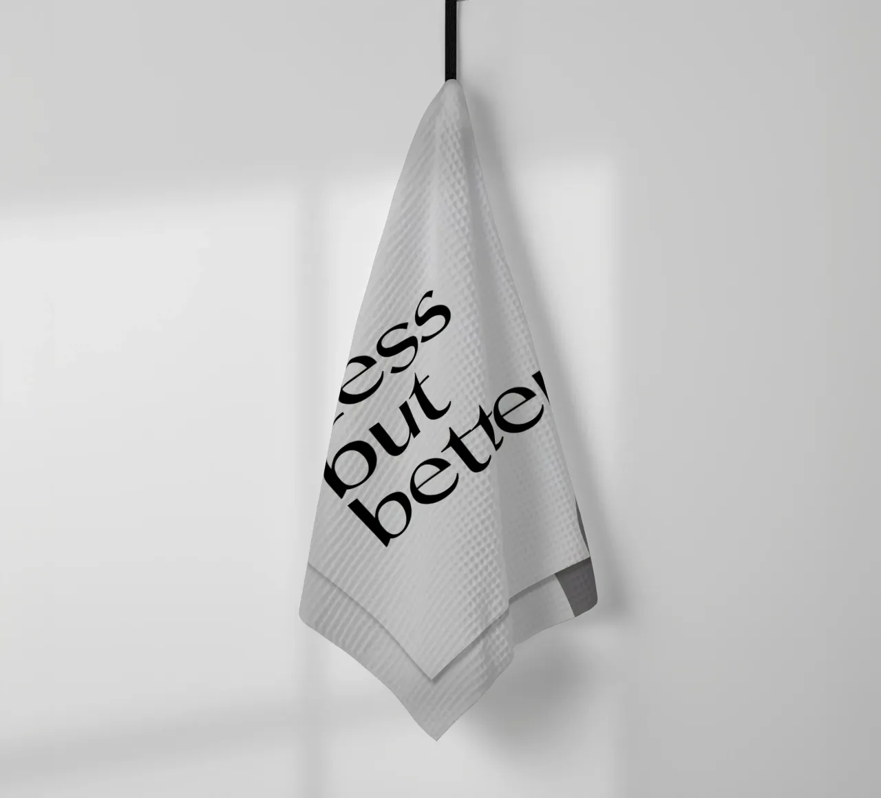 Less but better tea towel by logic