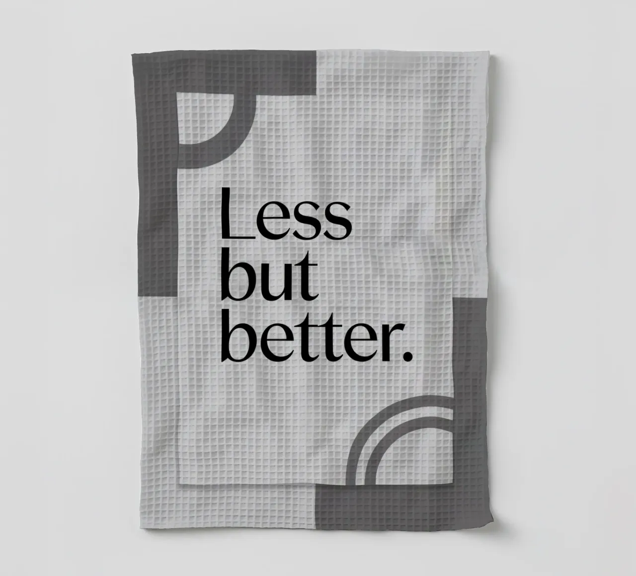 Less but better tea towel by logic
