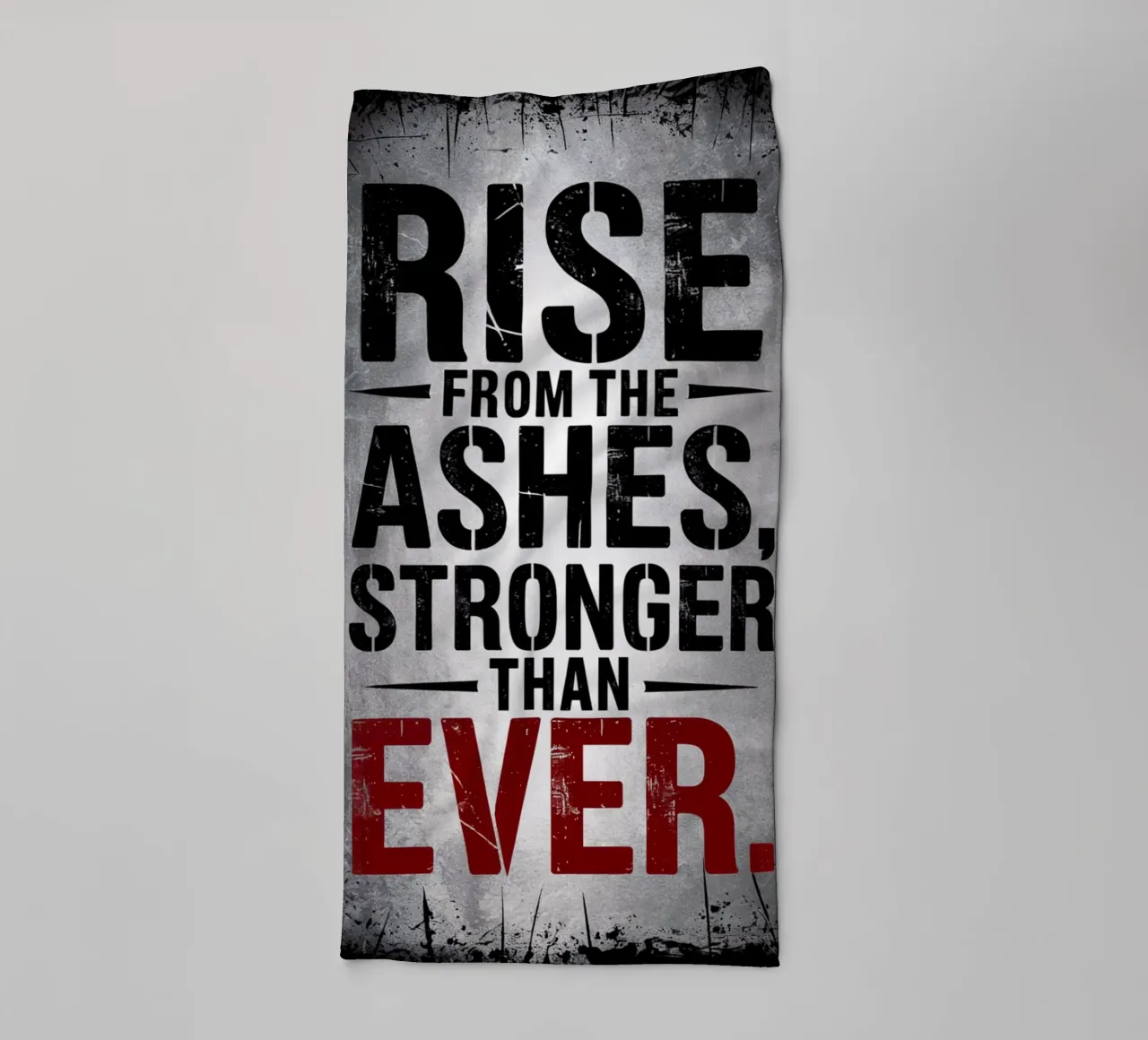 Rise from the ashes, stronger than ever towel by logic