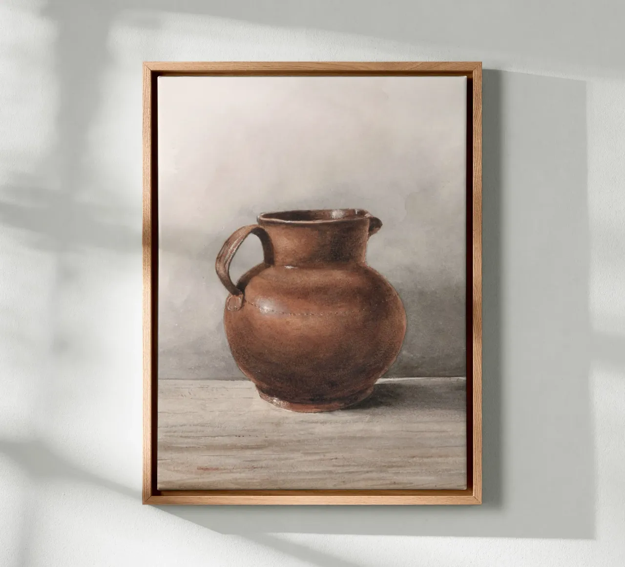 Rustic Jug canvas by Apolo Prints