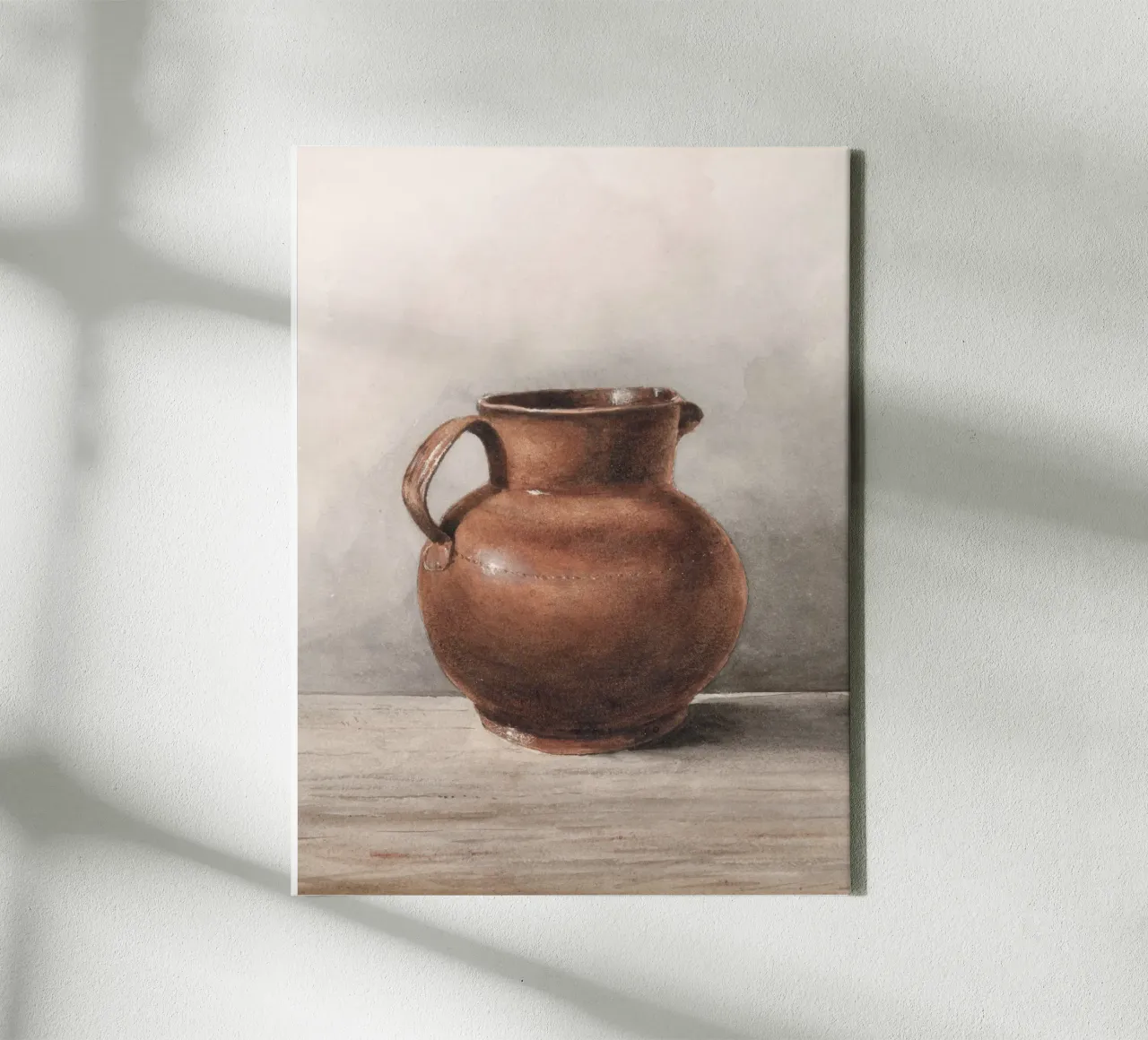 Rustic Jug canvas by Apolo Prints