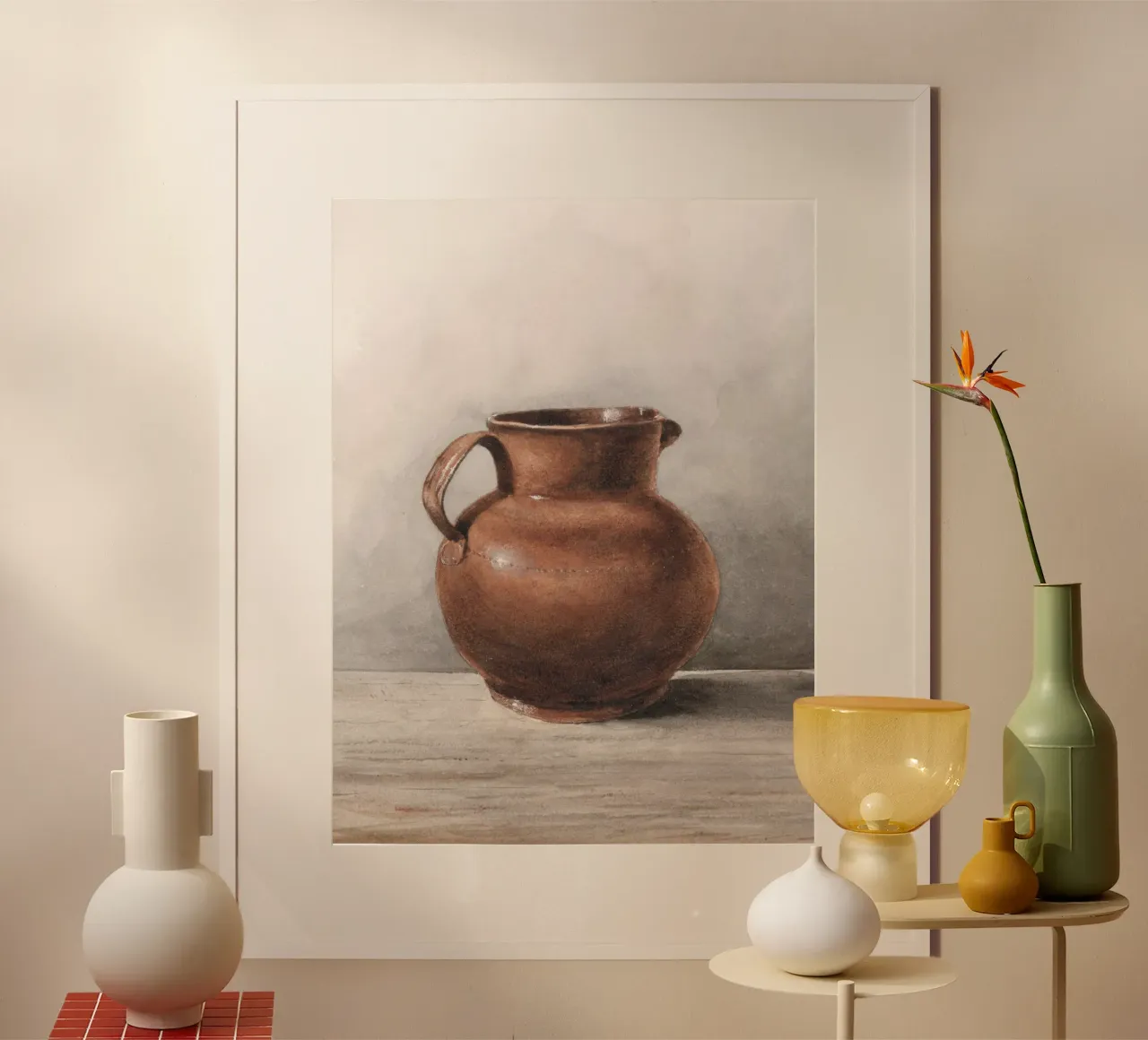 Rustic Jug poster da apoloprints