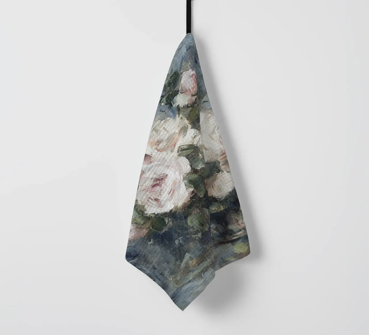 Roses Painting tea towel by apoloprints
